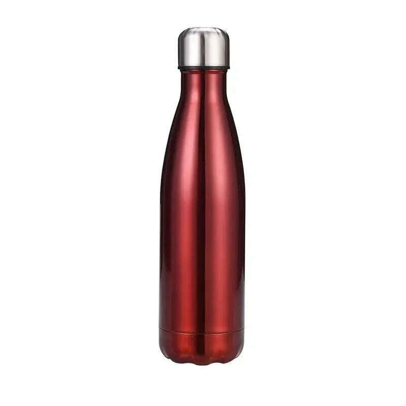KIMLUD, 500ml/750ml Double-layer Stainless Steel Insulated Cup, Large Capacity Cola Bottle, Sports Water Cup, KIMLUD Womens Clothes