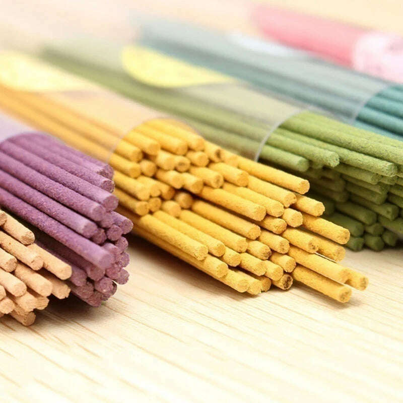 50Sticks Incense Burners Aromatherapy Fragrance Spices Fresh Air Natural Aroma Indoor Spices Sandalwood Air Cleaner - KIMLUD
