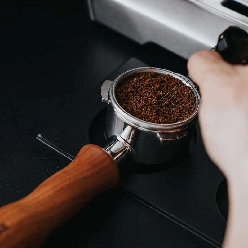 51mm 3 ears Bottomless Coffee Portafilter for HiBREW H10/H10B/H11/H8A/H5 Espresso Machine Stainless Steel Coffee Filter - KIMLUD