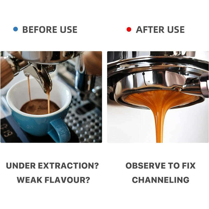 51mm 3 ears Bottomless Coffee Portafilter for HiBREW H10/H10B/H11/H8A/H5 Espresso Machine Stainless Steel Coffee Filter - KIMLUD