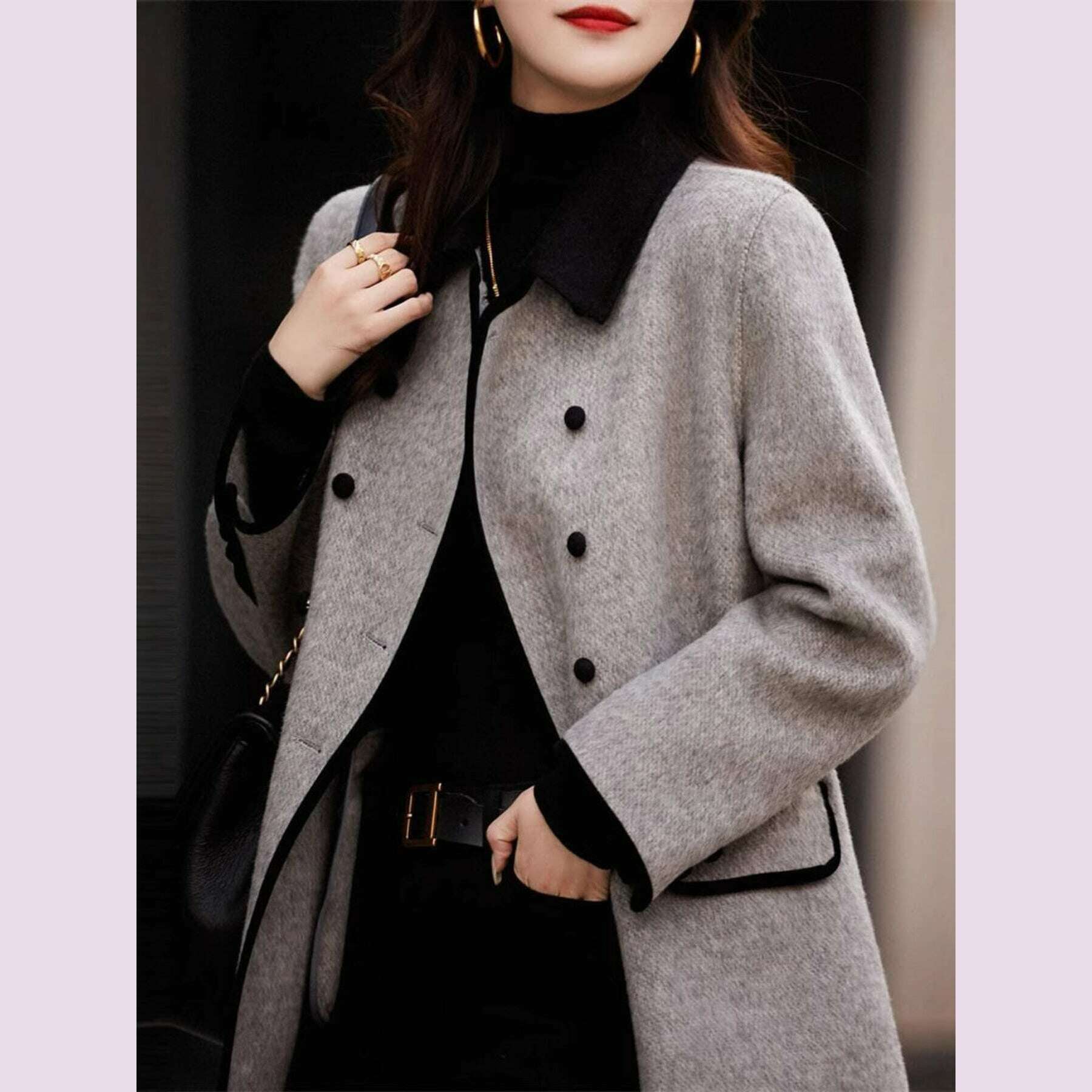 womens-slim-fit-retro-double-breasted-lapel-coat---belted-waist-short-jacket-greyblackbrown-trench-coat-for-casual-formal-wear-machine-washable-all-season-outerwear-mid-length-to-full-length-options-availablekimlud-womens-fashion-34625574