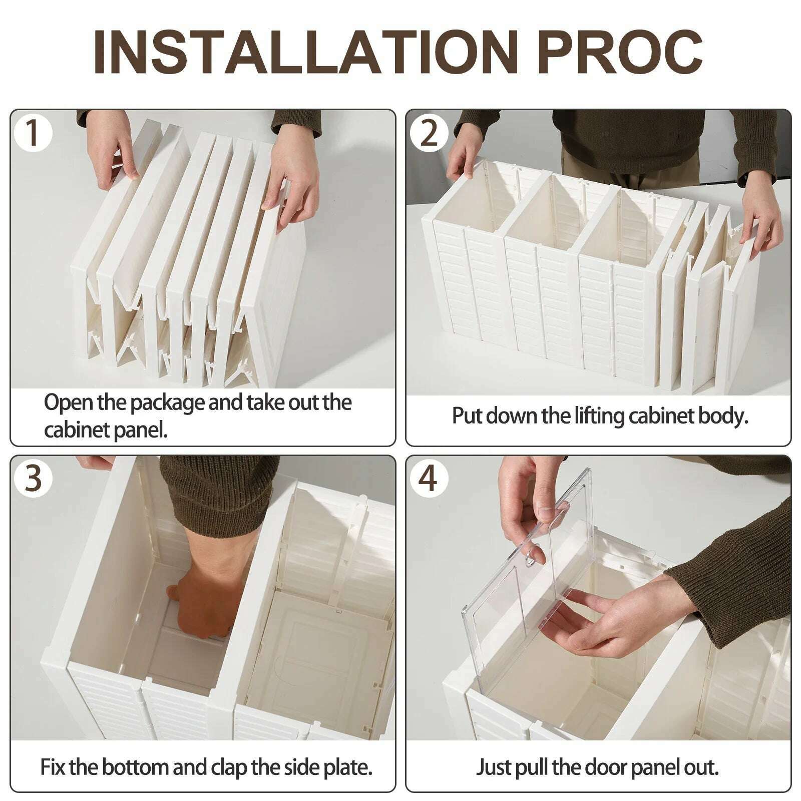 6/9 Layers Shoes Box Foldable Transparent Sneaker Shoe Storage Organizers Box Stackable Dustproof High-top Cabinet Shoe Rack She - KIMLUD