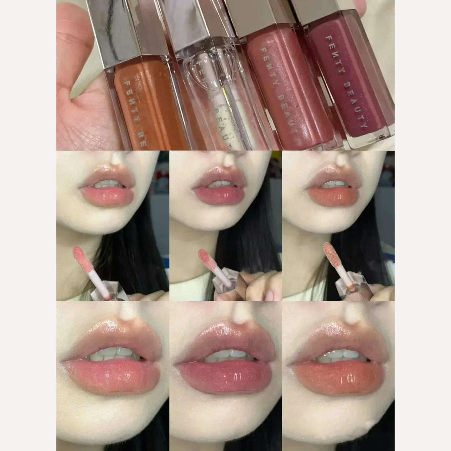 KIMLUD, 7 Color Mirror Pearl Lip Gloss Waterproof Long-lasting Moisturizing Lipstick High Gloss Lip Gloss Korean Makeup Cosmetics 2024, KIMLUD Womens Clothes