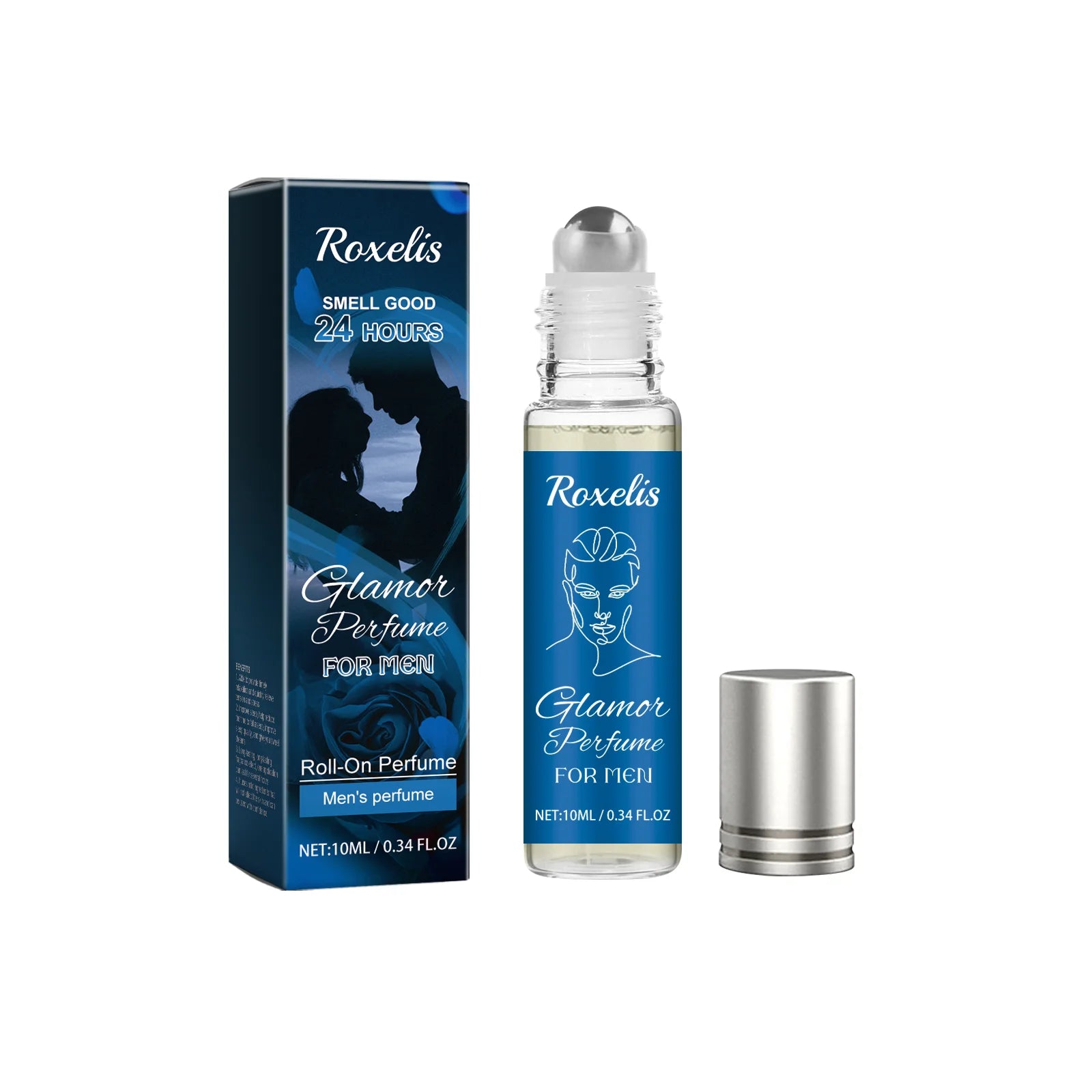 Crystal Glass Perfume Roller Ball — Clear | KIMLUD