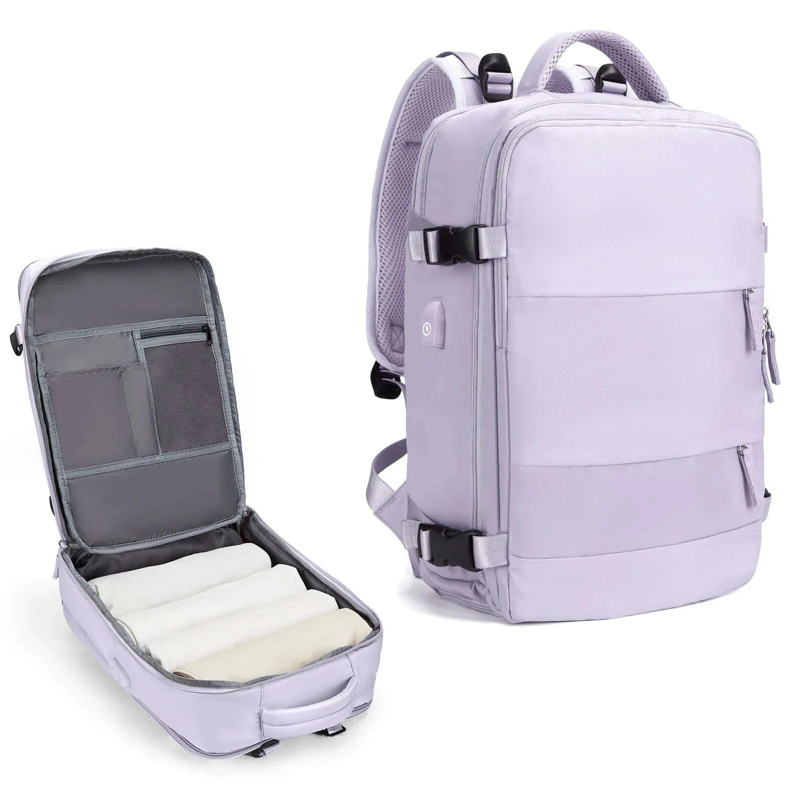 KIMLUD, Large Travel Backpack for Men,Airline Flight Approved Waterproof Laptop Backpack,Anti Theft Carry on Backpack, Hiking Backpack, KIMLUD Womens Clothes