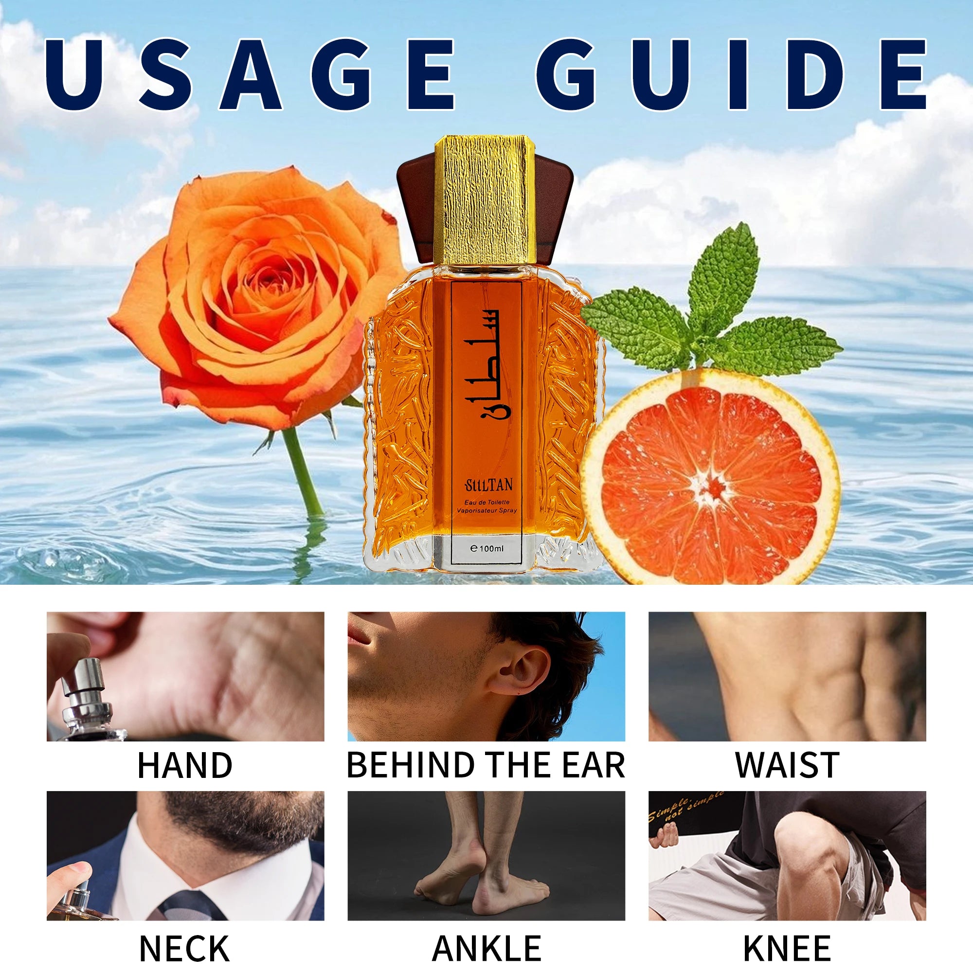 Eau De Parfum Spray Premium Perfume — Black | KIMLUD