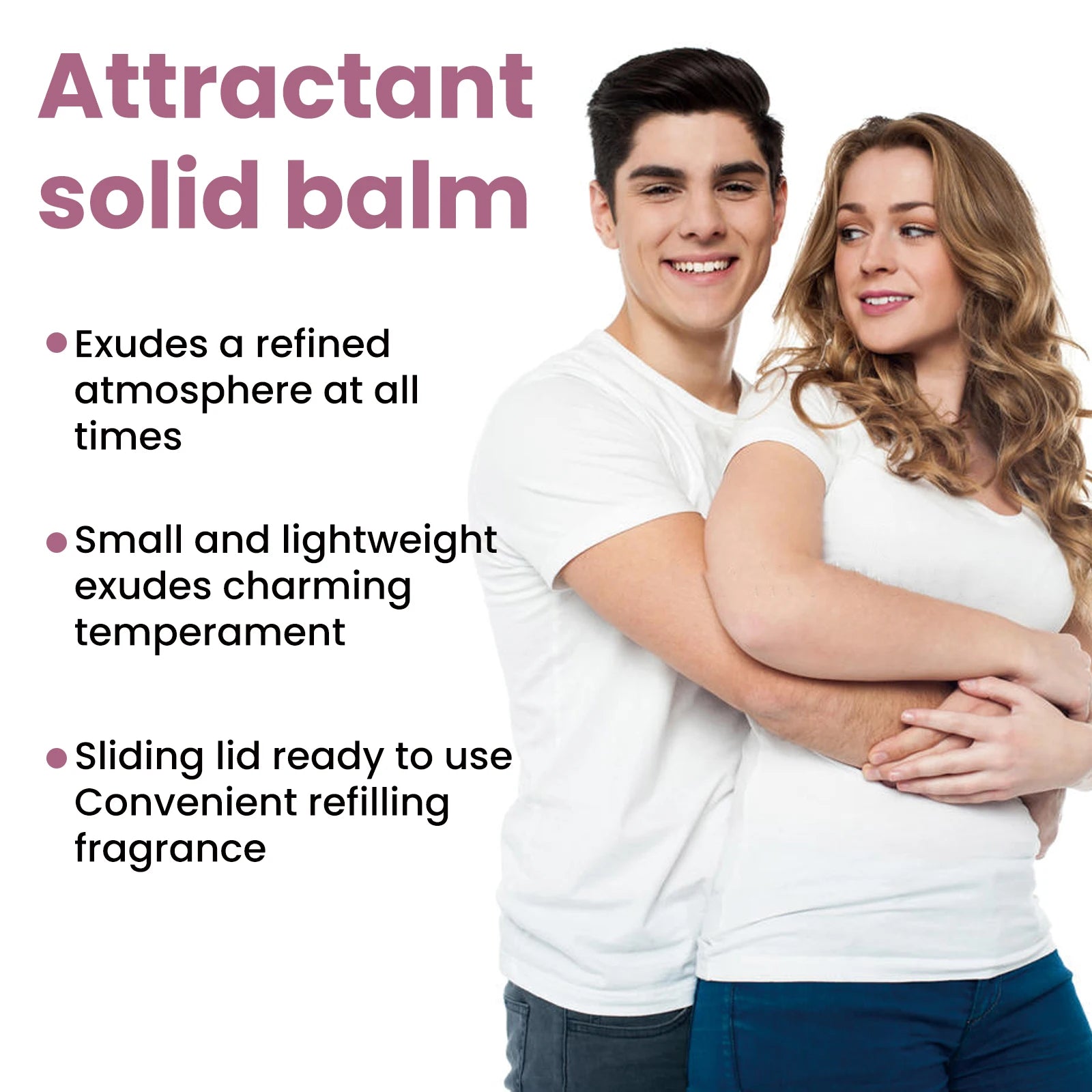 Scented Solid Pheromone Perfume Balm — Clear | KIMLUD