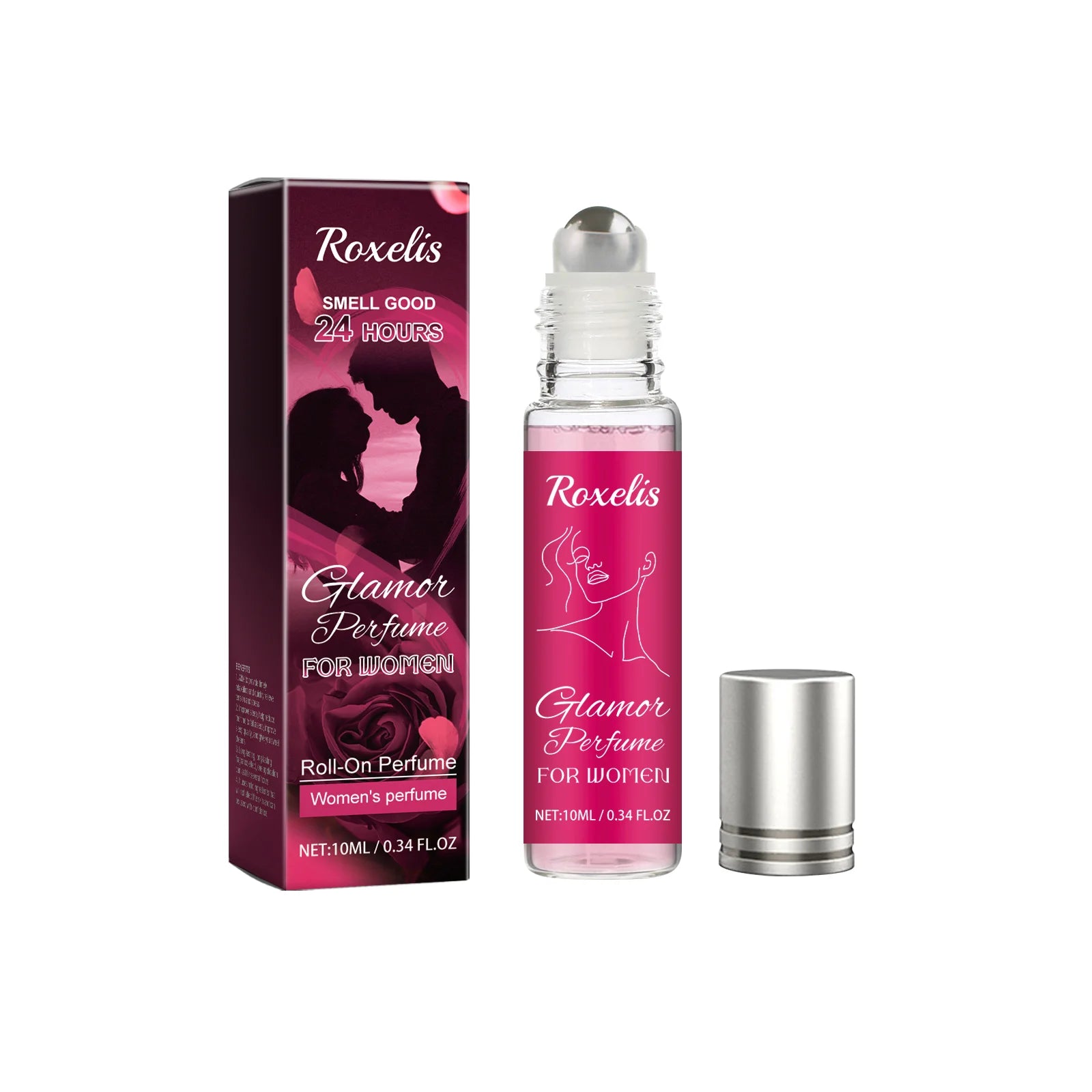 Crystal Glass Perfume Roller Ball — Clear | KIMLUD