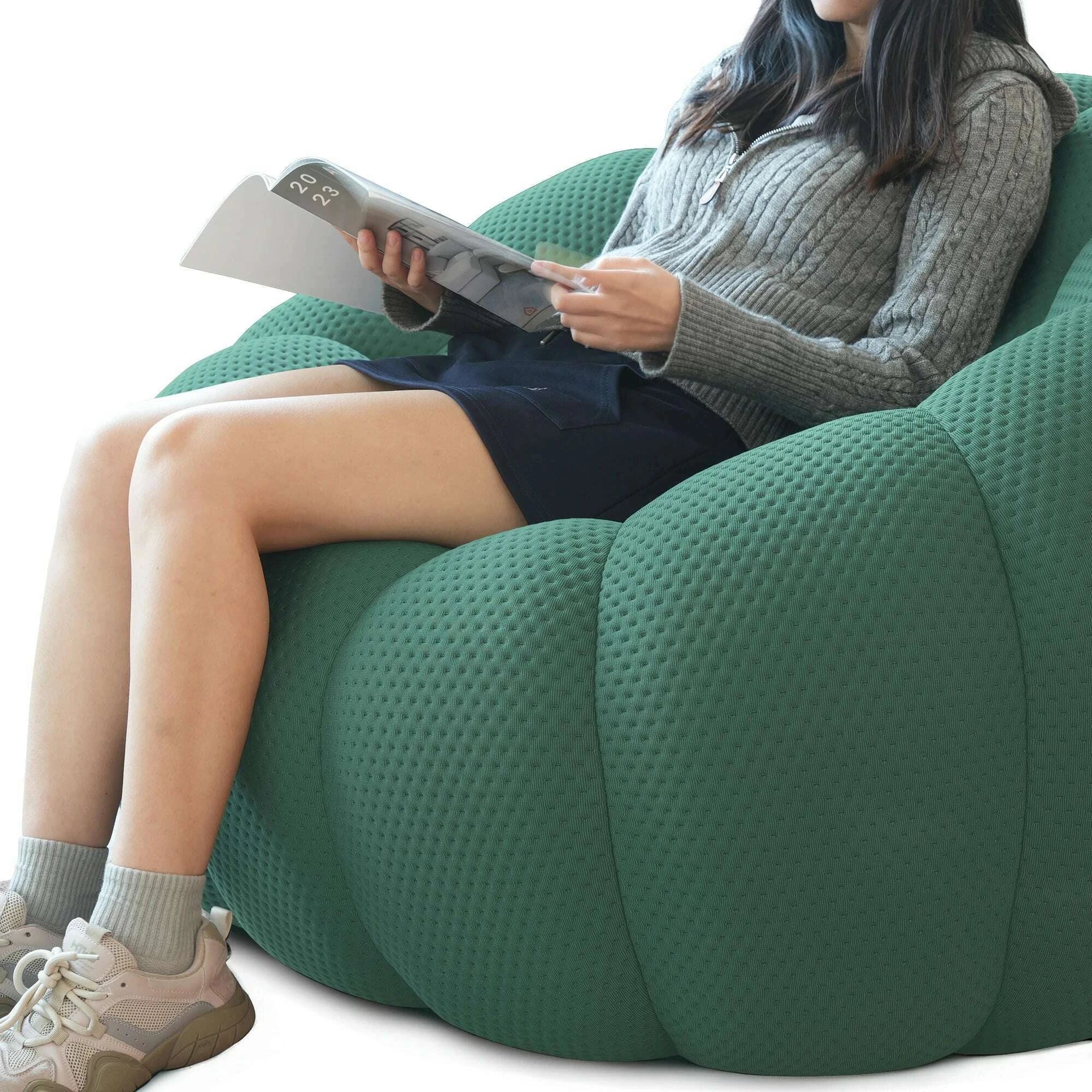 9843-comfortable-curved-couch-3d-honeycomb-shape-mesh-fabric-bean-bag-sofa-for-living-room-apartment-small-space---3-seaterkimlud-womens-fashion-34604447