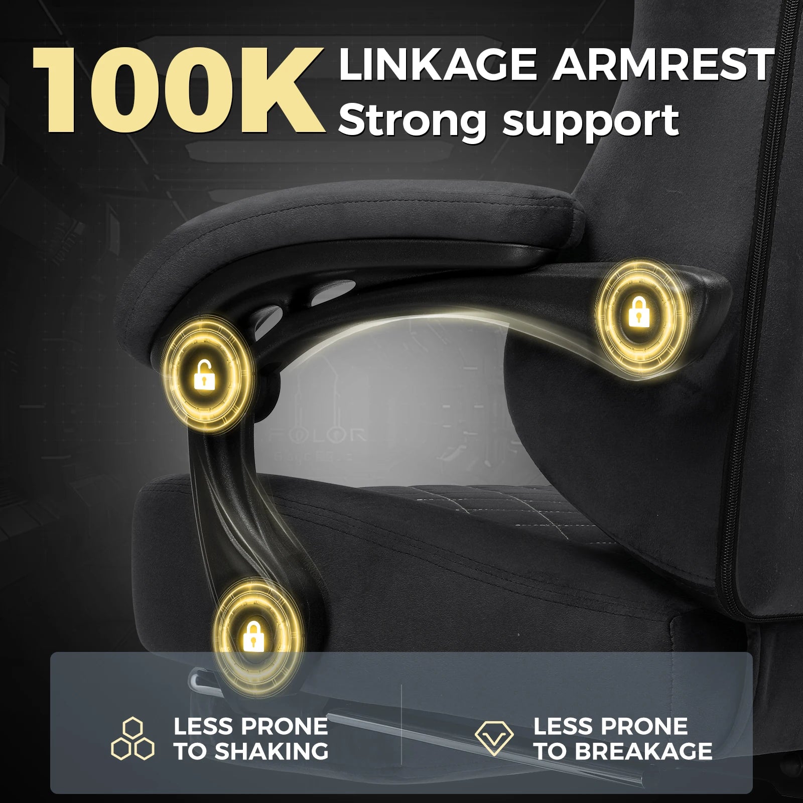 Gaming Chair – Ergonomic – Fabric | KIMLUD