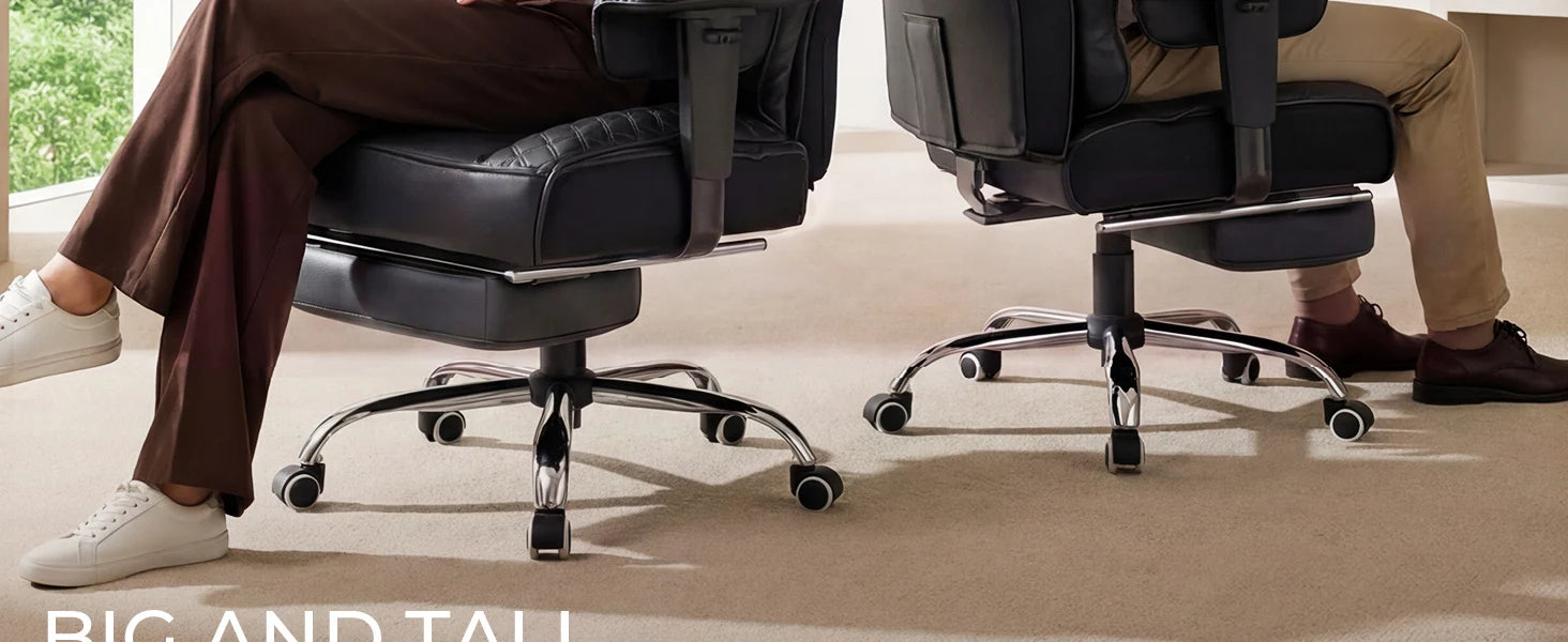 Gaming Chair – Ergonomic High Back – 400 Lb Capacity – Synthetic Leather | KIMLUD