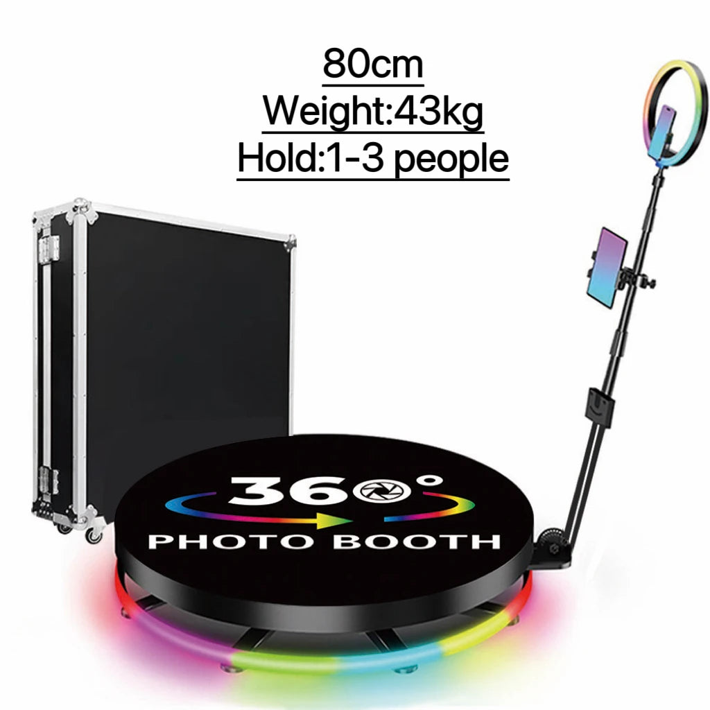 360 degree photo booth 360 degree photo booth machine with flight case packaging suitable for wedding reception party events