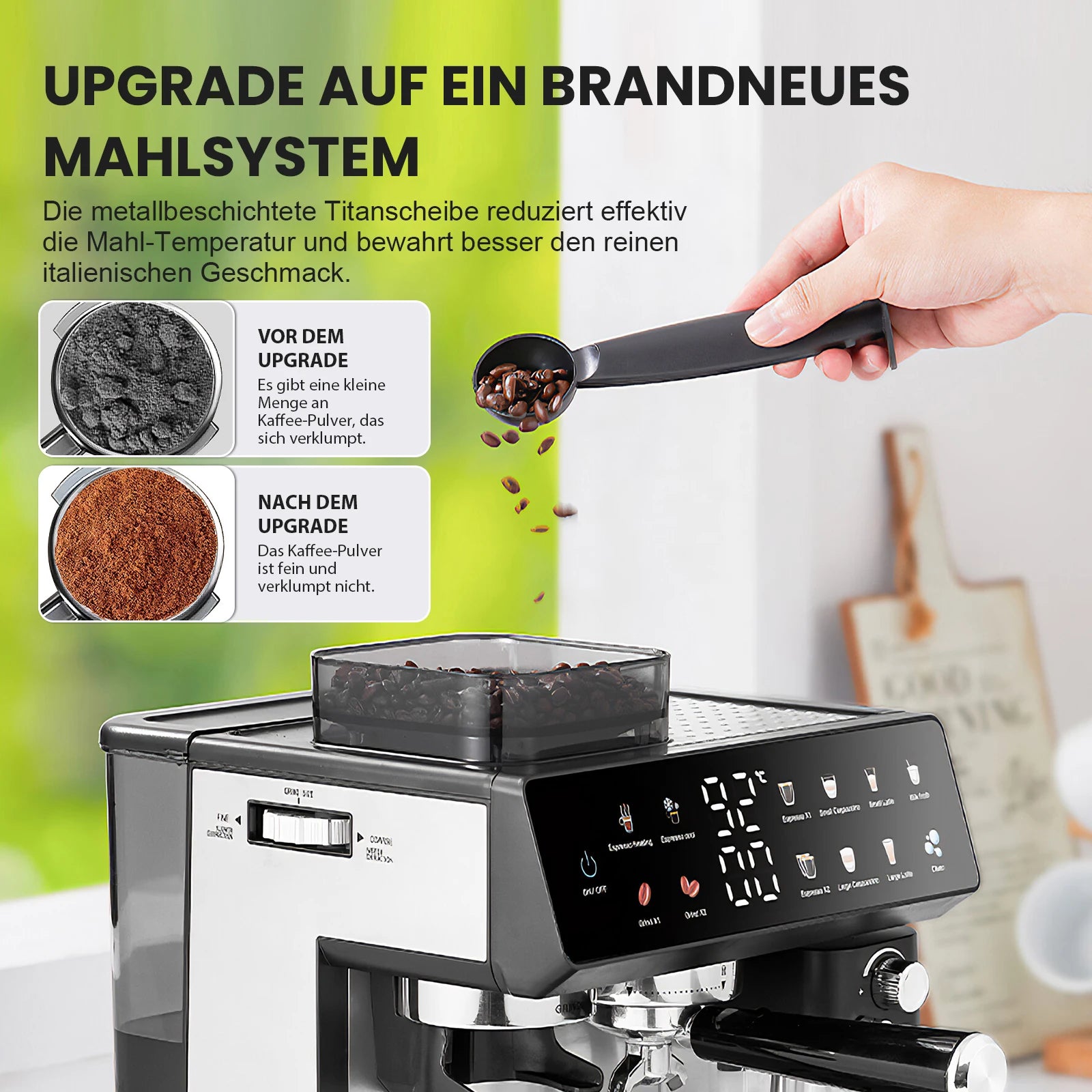 Makeup – 1350W Coffee Fully Automatic | KIMLUD