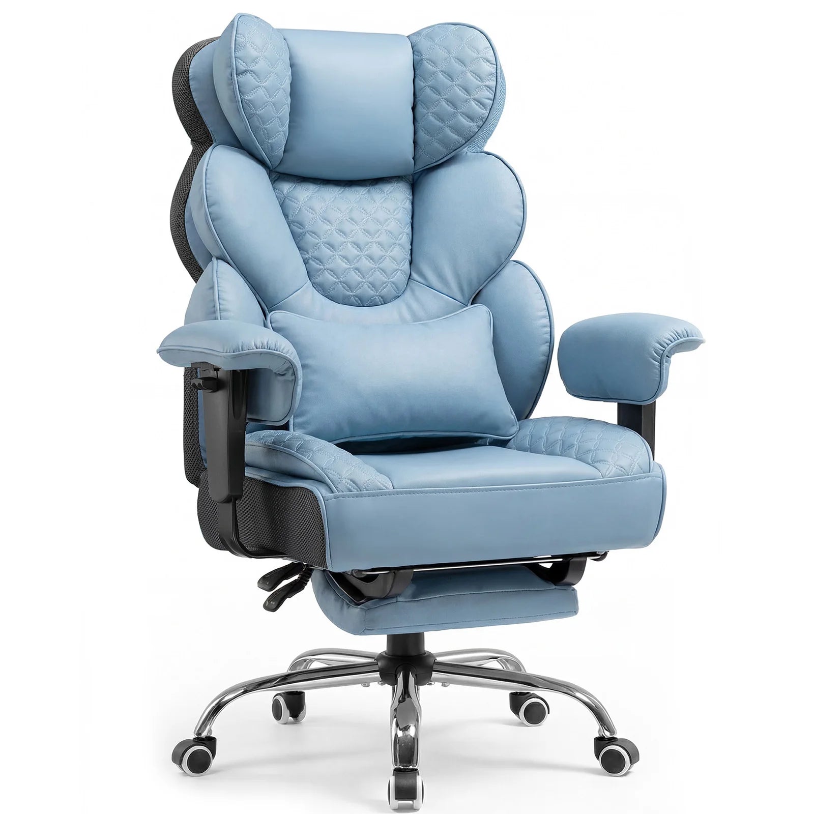 Gaming Chair – Ergonomic High Back – 400 Lb Capacity – Synthetic Leather | KIMLUD