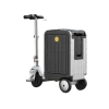 Aluminum Carry-On Luggage Motorized Chassis USB Charging — Cream | KIMLUD