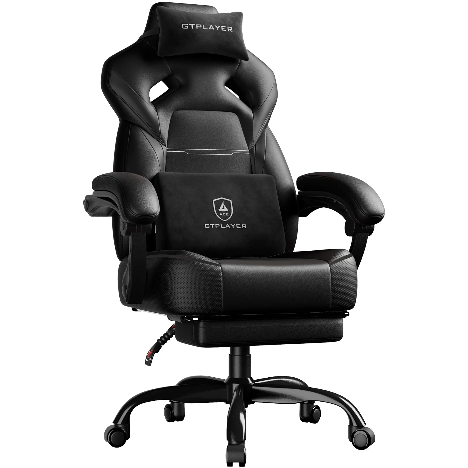 Gaming Chair – Height Adjustable Ergonomic – Synthetic Leather | KIMLUD