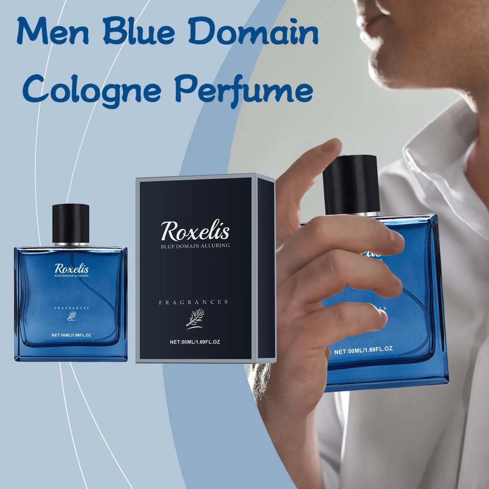 Citrus EDP Cologne Spray For Men Premium — Blue | KIMLUD