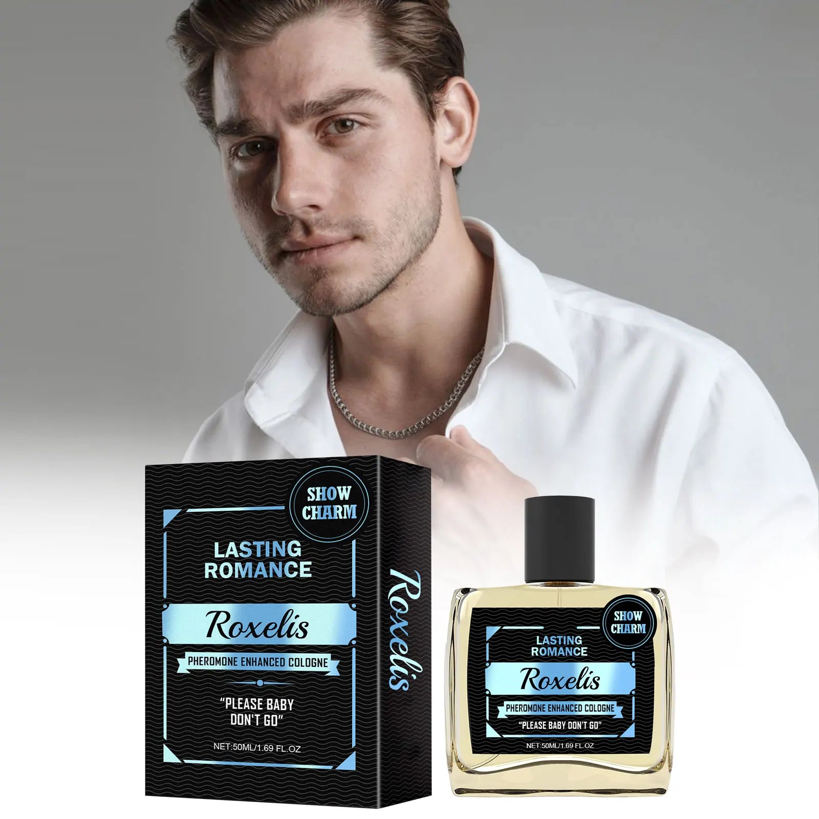 Elegant Velvet Midnight Gentleman Perfume — Black | KIMLUD