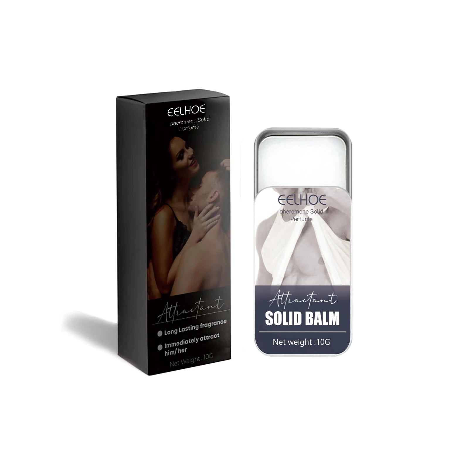 Scented Solid Pheromone Perfume Balm — Clear | KIMLUD
