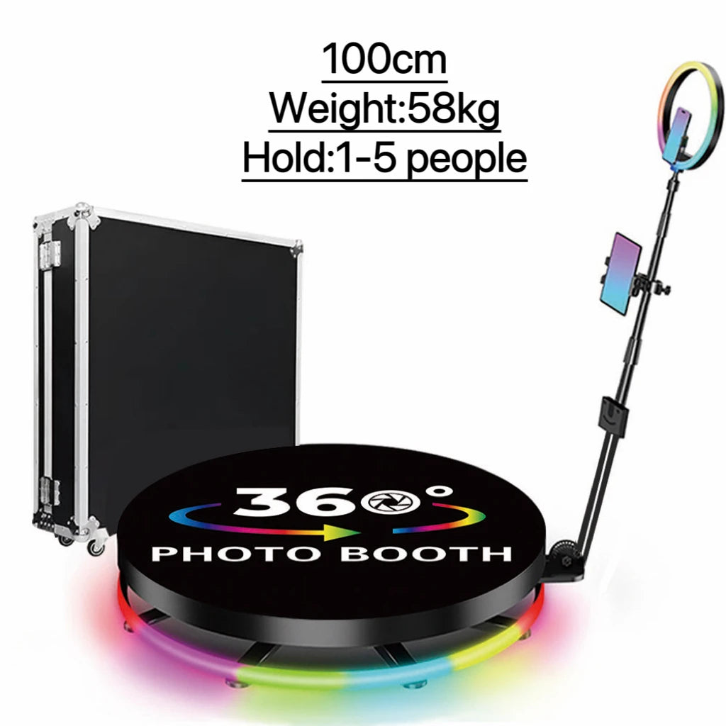 360 degree photo booth 360 degree photo booth machine with flight case packaging suitable for wedding reception party events