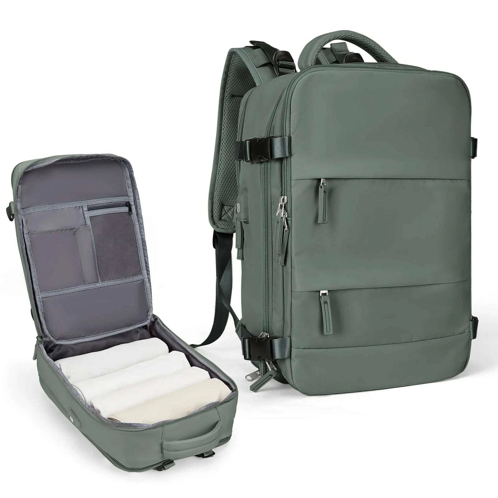 KIMLUD, Large Travel Backpack for Men,Airline Flight Approved Waterproof Laptop Backpack,Anti Theft Carry on Backpack, Hiking Backpack, KIMLUD Womens Clothes