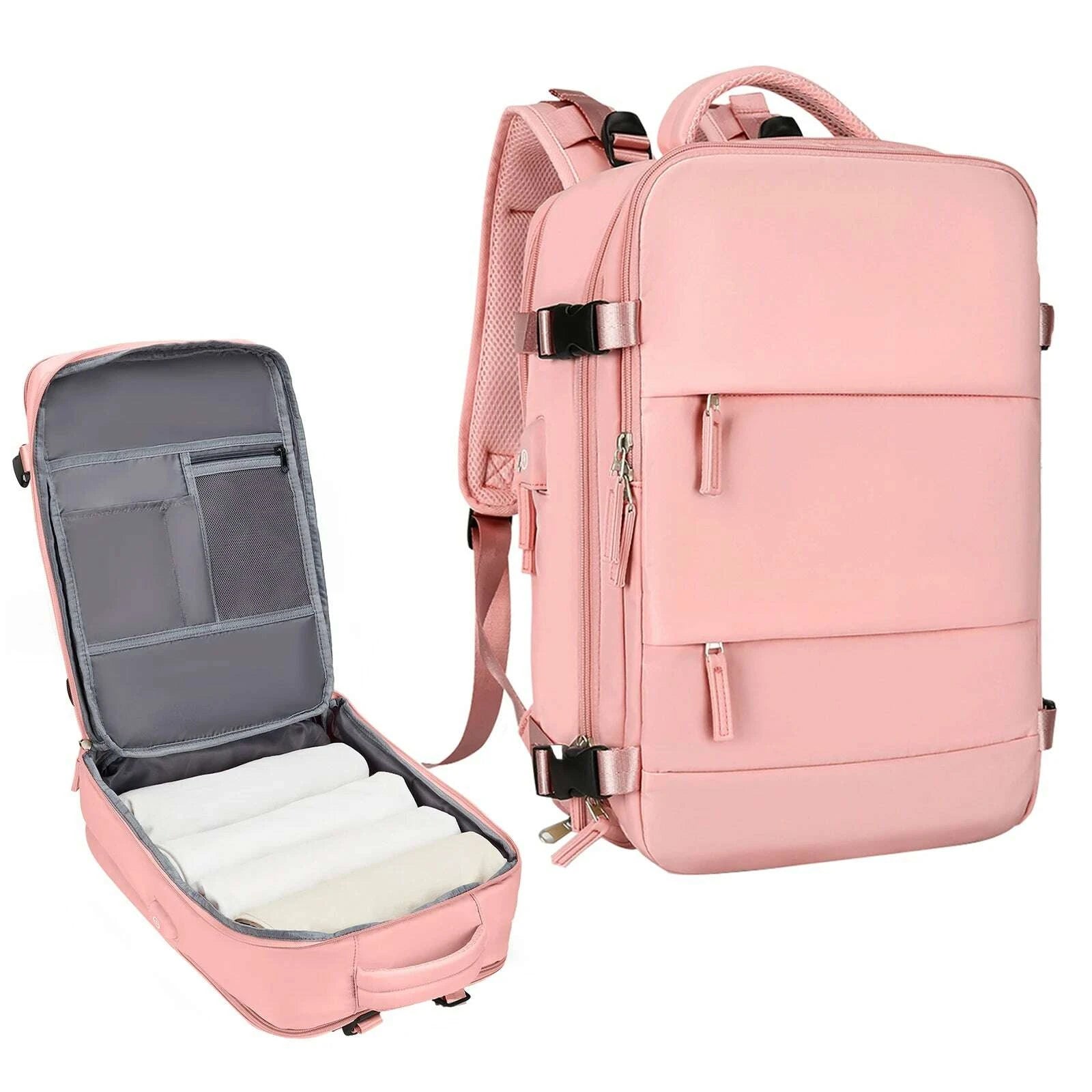KIMLUD, Large Travel Backpack for Men,Airline Flight Approved Waterproof Laptop Backpack,Anti Theft Carry on Backpack, Hiking Backpack, KIMLUD Womens Clothes
