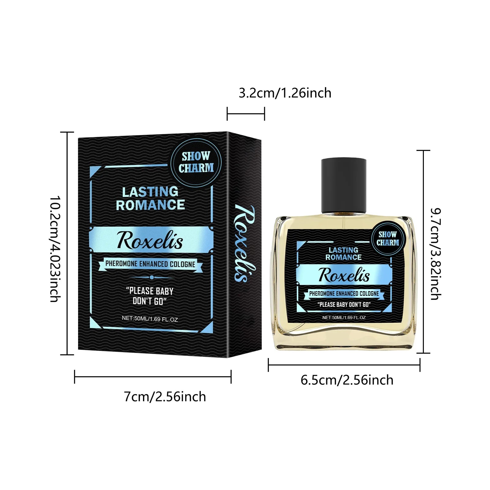 Elegant Velvet Midnight Gentleman Perfume — Black | KIMLUD