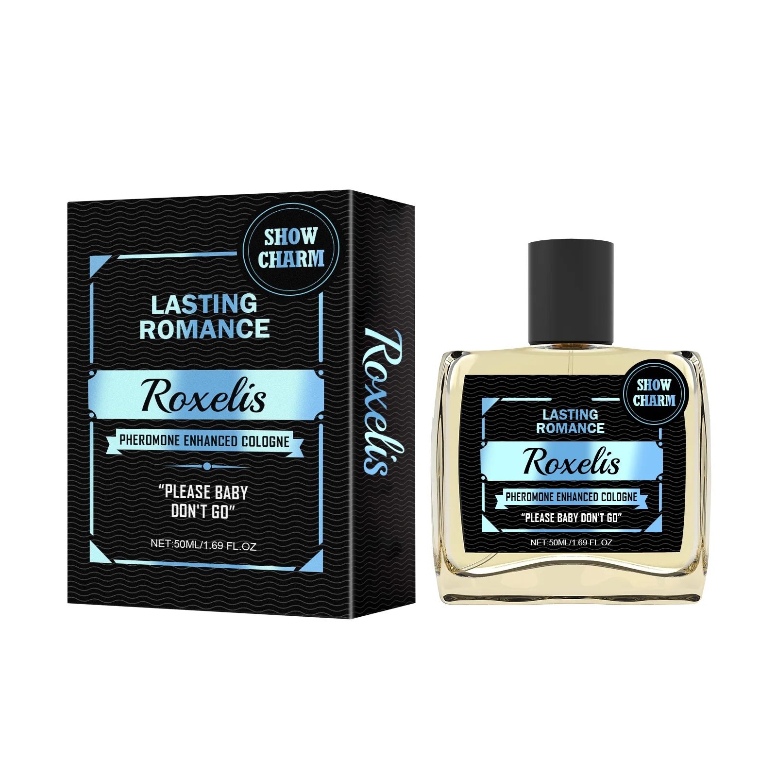 Elegant Velvet Midnight Gentleman Perfume — Black | KIMLUD