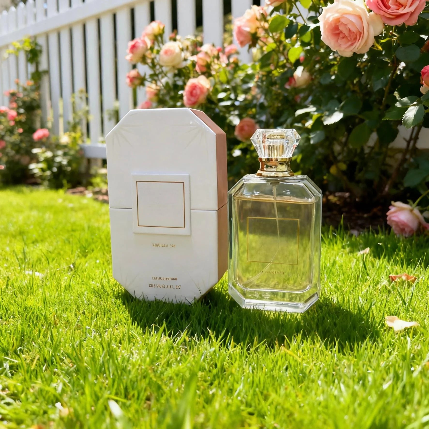 Vanilla Floral Perfume — Champagne Blush Pink | KIMLUD