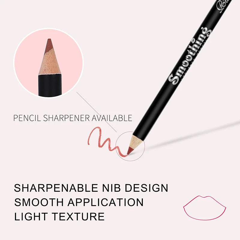 Long-Lasting Lipstick Set Lip Liner Pencil And Matte Lip Gloss — Red Family Shades | KIMLUD