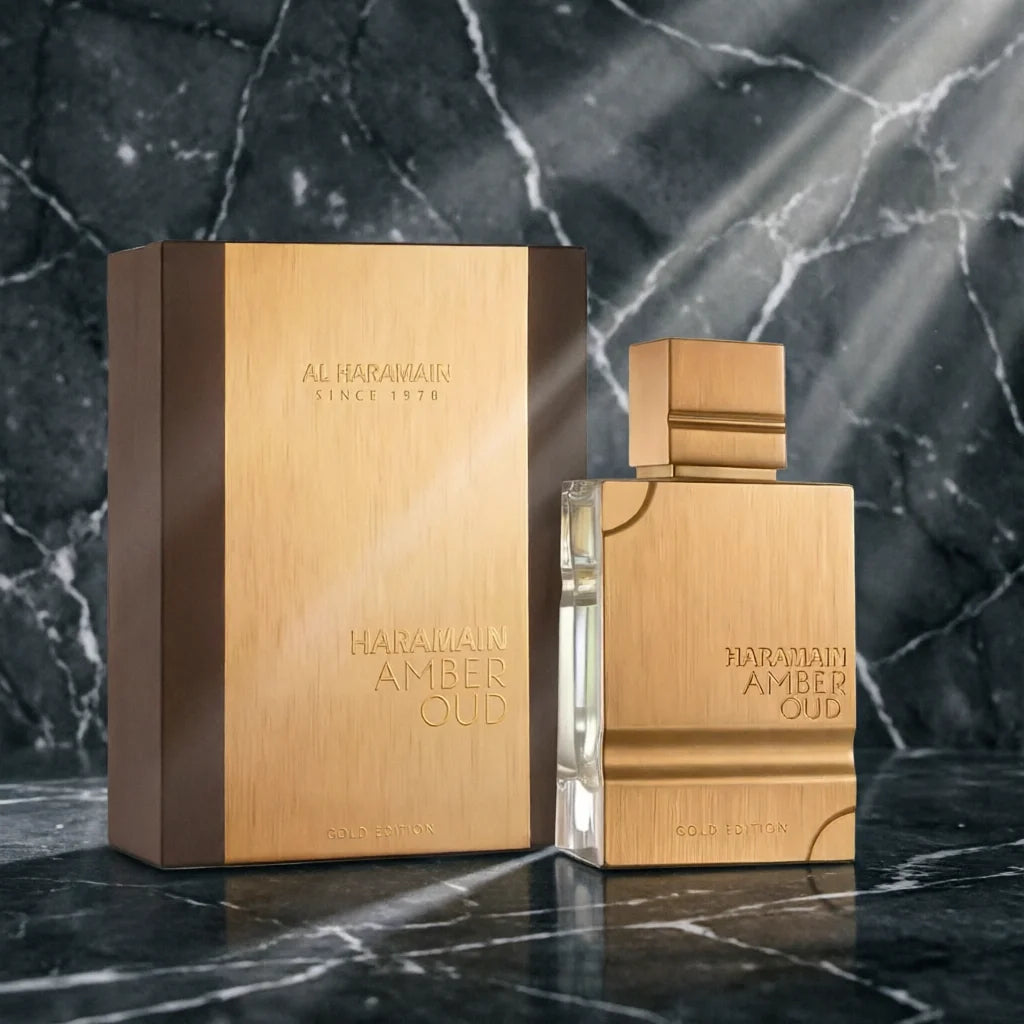 Luxurious Amber Oud EDP Premium Perfume — Gold | KIMLUD