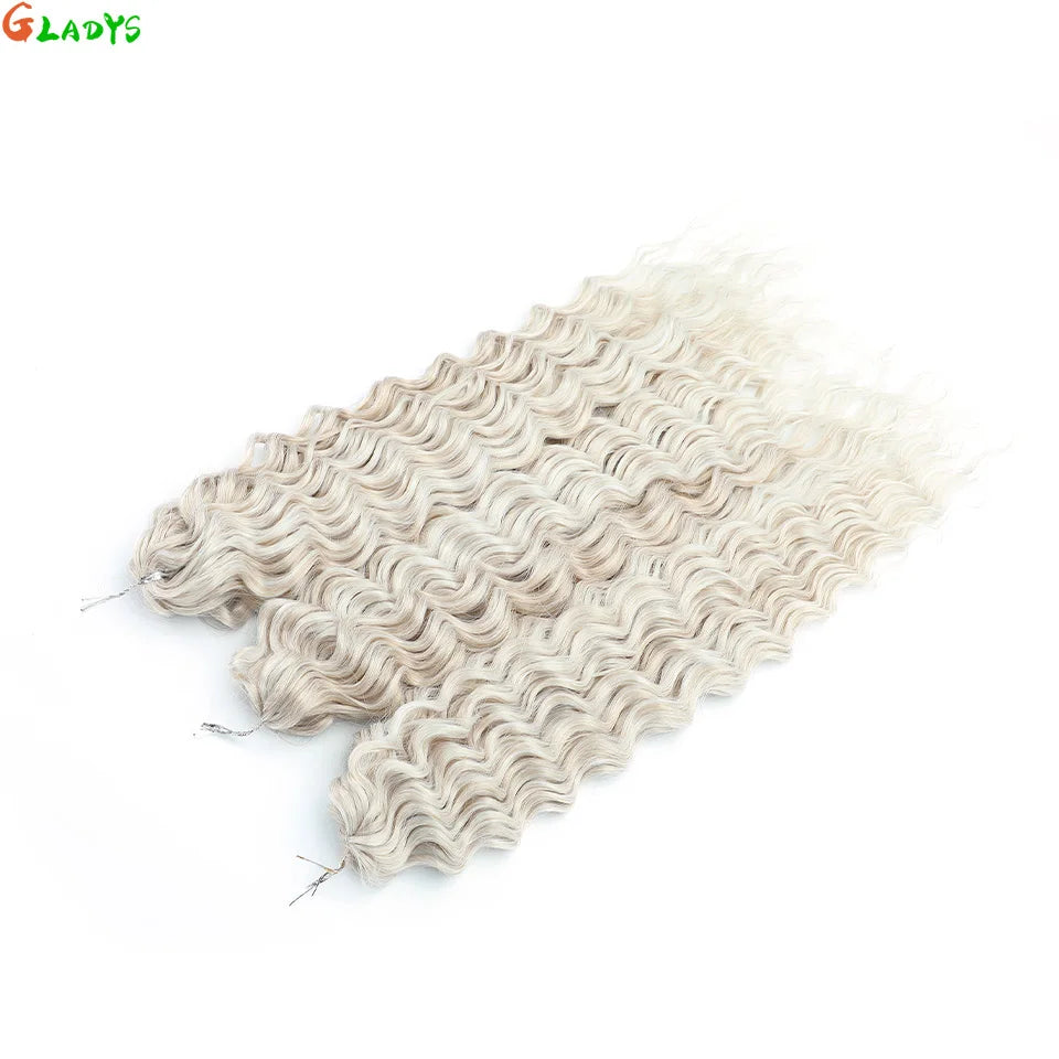 Crochet Braids Synthetic Hair High Temperature — Ombre Brown | KIMLUD