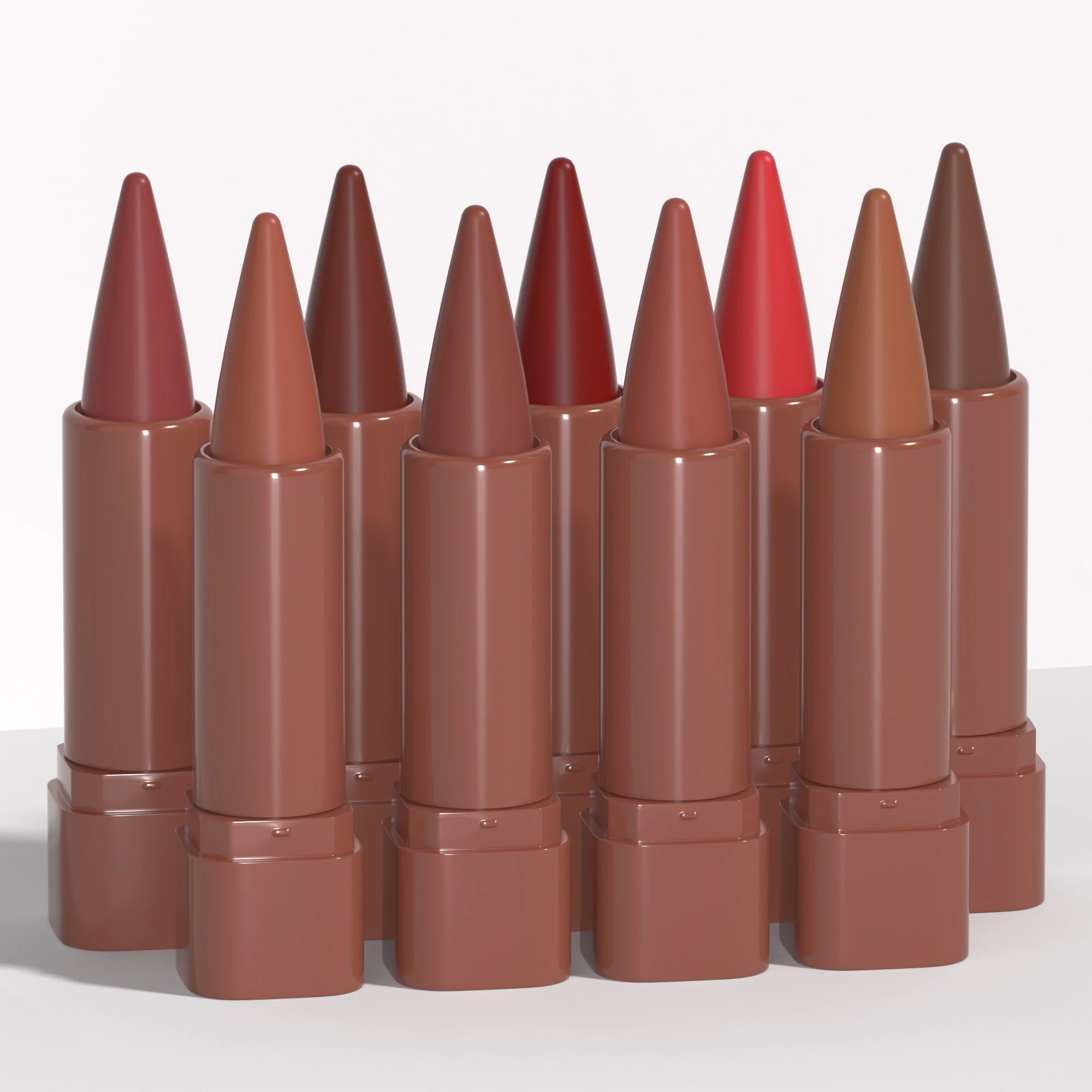 Gradient Lip Liner Pen with Matte Velvet Finish Smooth Application Lipstick for Defined and Elegant Lips