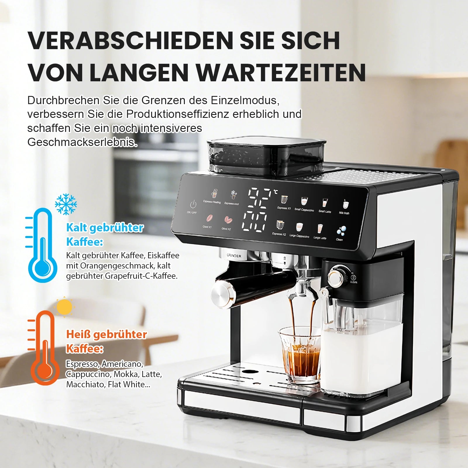 Makeup – 1350W Coffee Fully Automatic | KIMLUD