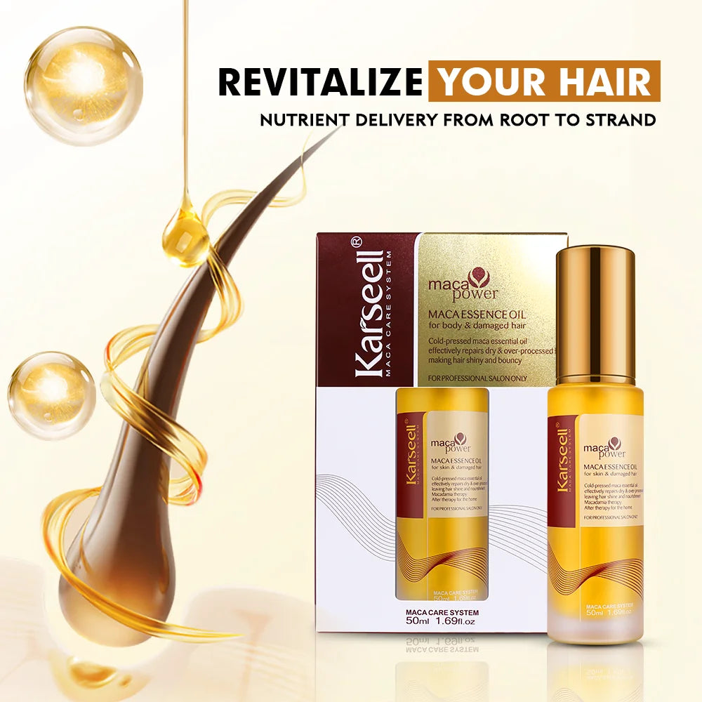 Argan Oil Hair Serum Weightless Hydration — Warm Gold | KIMLUD