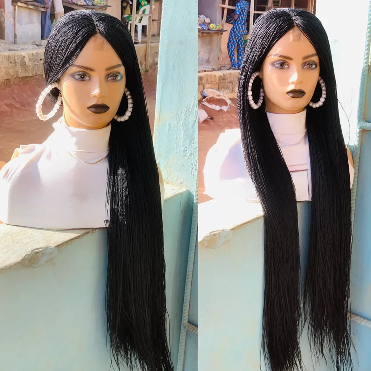 Afro Twist Braided Wig – Glueless Senegalese Twist – Kanekalon | KIMLUD