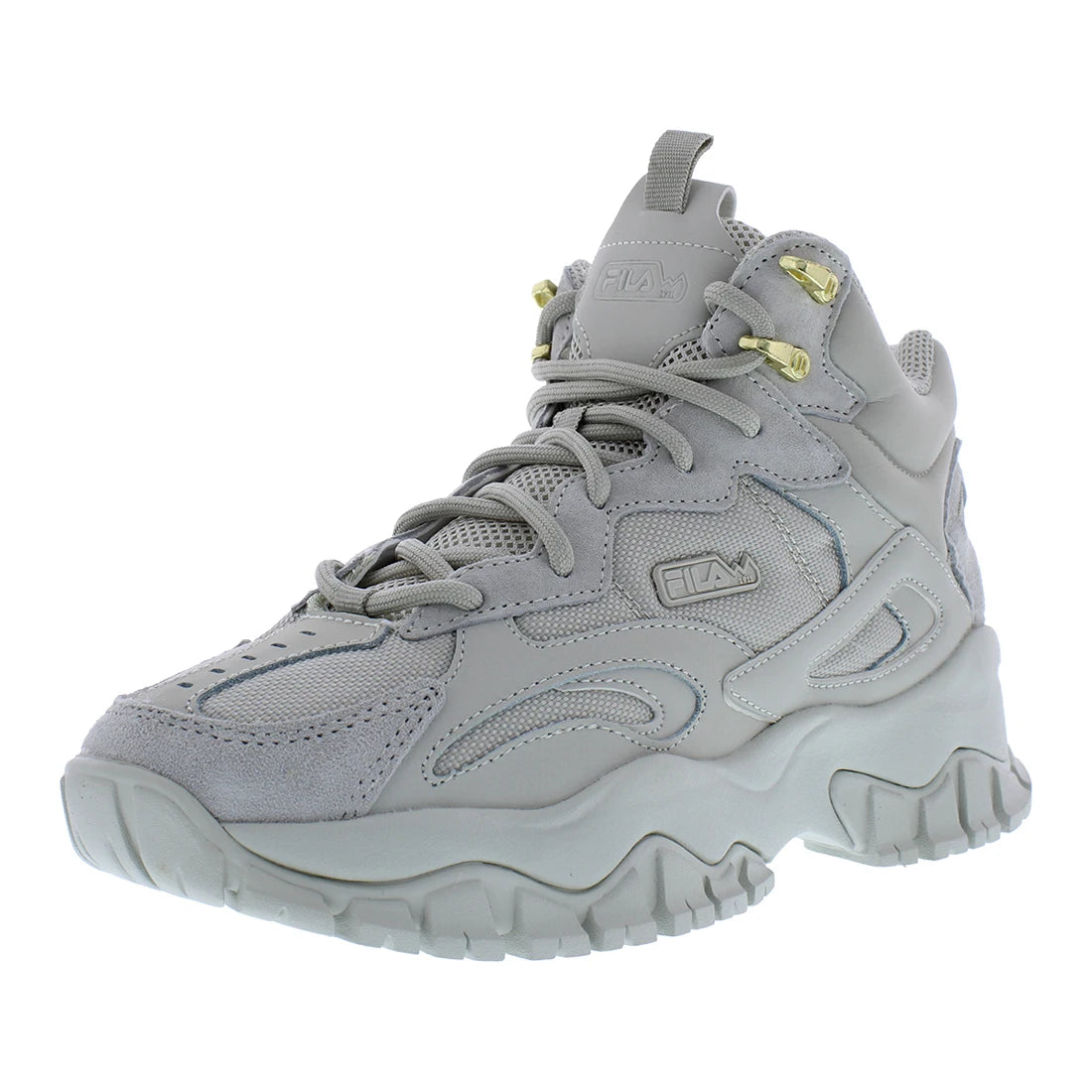 Fila Ray Tracer GS Girls Shoes Color: Grey/Gold 100% Authentic
