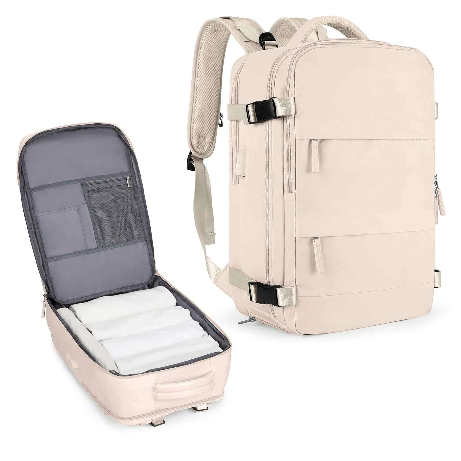 KIMLUD, Large Travel Backpack for Men,Airline Flight Approved Waterproof Laptop Backpack,Anti Theft Carry on Backpack, Hiking Backpack, KIMLUD Womens Clothes