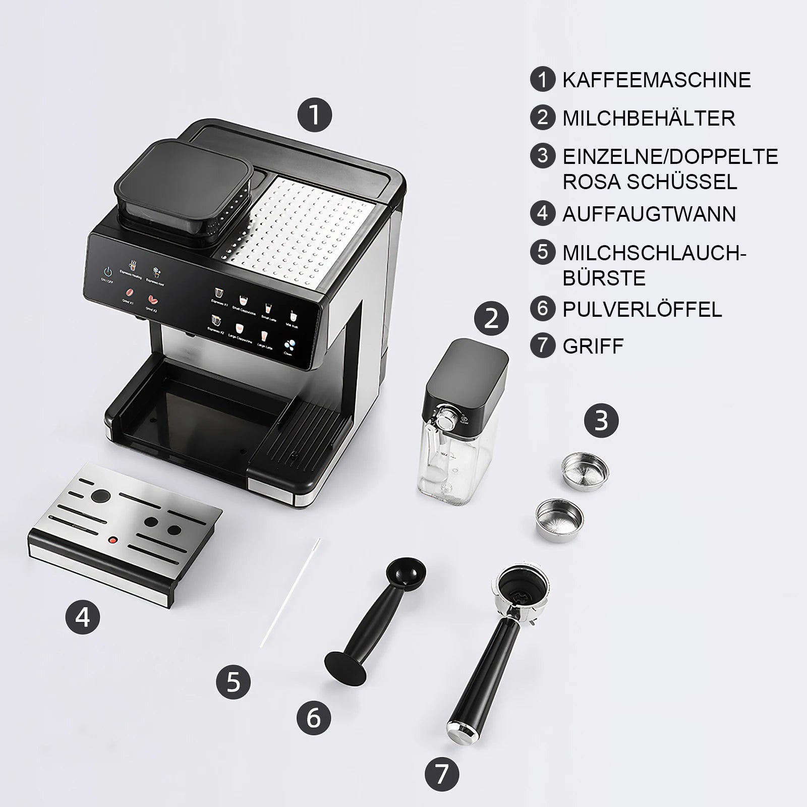 Makeup – 1350W Coffee Fully Automatic | KIMLUD