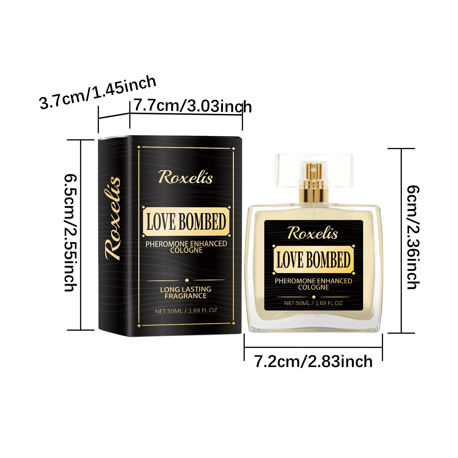 Pheromone Enhanced Luxury Perfume — Clear | KIMLUD
