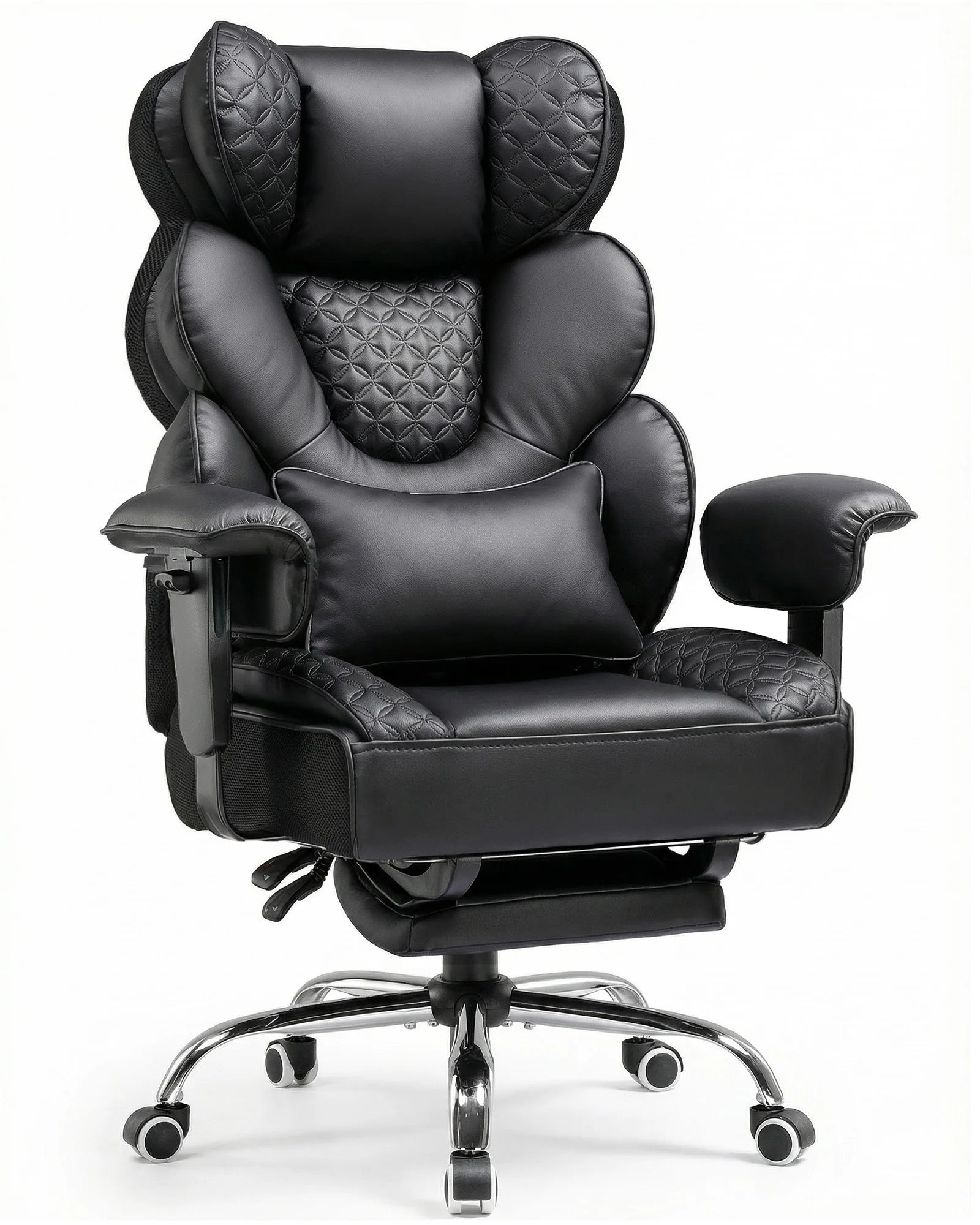 Gaming Chair – Ergonomic High Back – 400 Lb Capacity – Synthetic Leather | KIMLUD