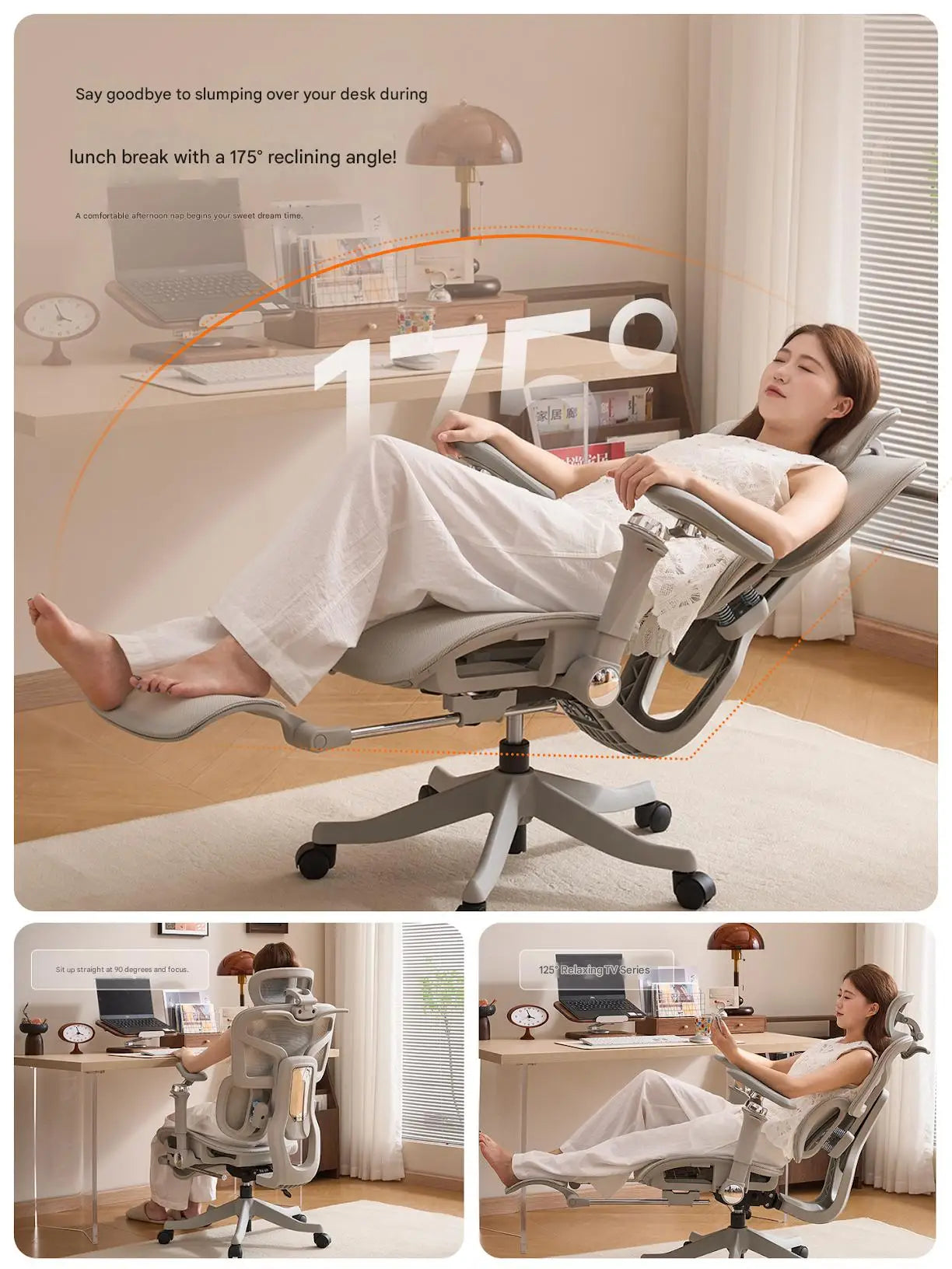 Ergonomic Office Chair High Back Gaming Computer Chair Adjustable Height Rotatable Metal Frame — Black | KIMLUD