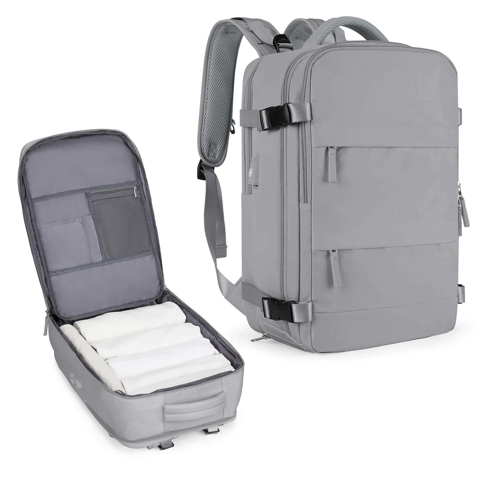 KIMLUD, Large Travel Backpack for Men,Airline Flight Approved Waterproof Laptop Backpack,Anti Theft Carry on Backpack, Hiking Backpack, KIMLUD Womens Clothes