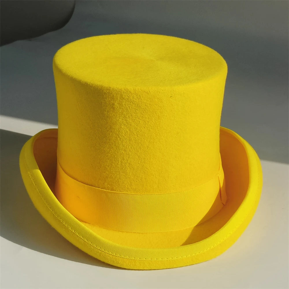 Top Hat - Magician Presidential High Hat - Wool | KIMLUD