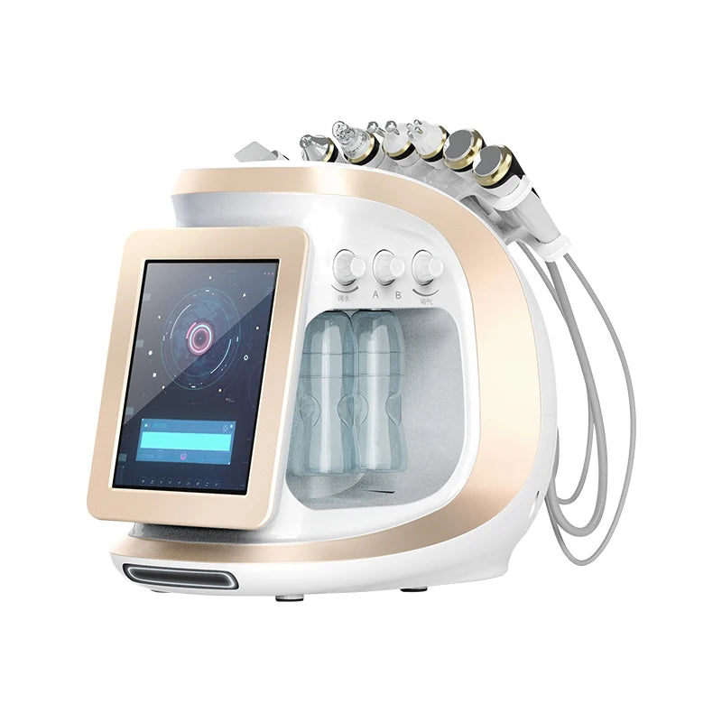 Hydro Dermabrasion Oxygen Facial Machine Pro Spa — Rose Pink | KIMLUD