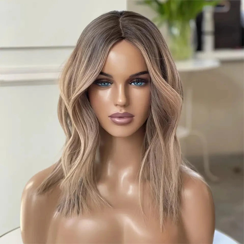 100% Virgin Human Hair Transparent Hairline 613 European Hair Ombre Color Body Wave Lace Front Wigs for Best Choice