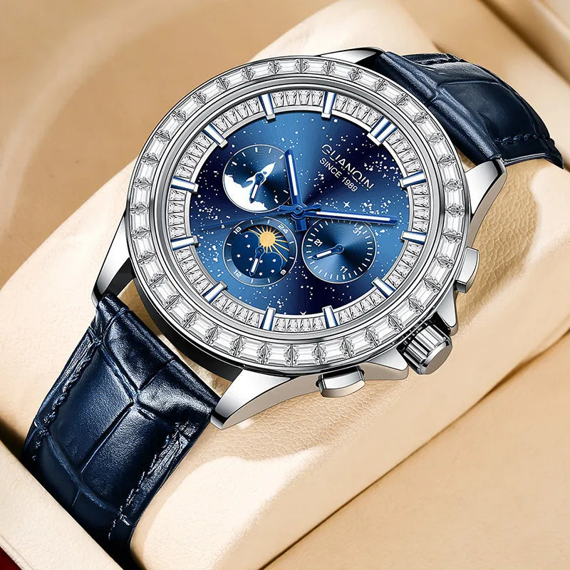 Automatic Mechanical Luxury Watch — Black | KIMLUD
