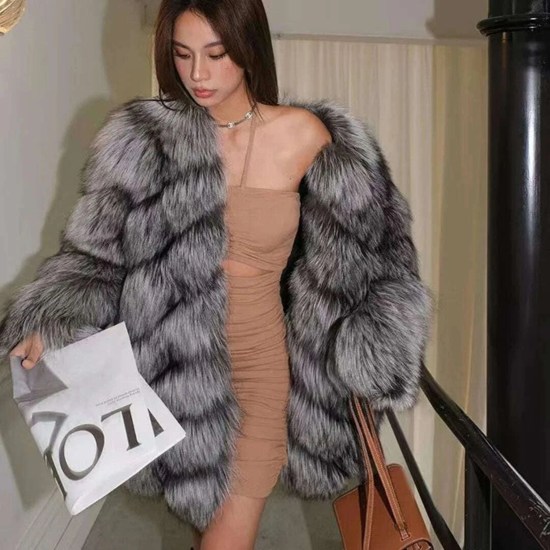 2025-winter-new-fashion-high-quality-midi-v-collar-silver-fox-fur-grass-coat-for-womenkimludkimlud-35576357