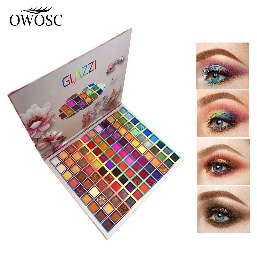 owosc-99-colors-eyeshadow-palette-glitter-shimmer-eye-shadow-powder-matte-glitter-eyeshadow-palette-cosmetic-makeup-kit-kimlud-kimlud-33920239