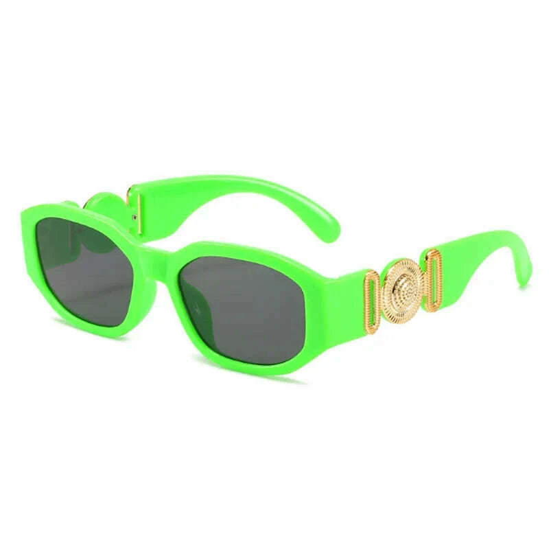 KIMLUD, Vintage Polygon Sunglasses Woman Fashion Brand Small Frame Sun Glasses Female Personality Candy Colors Retro Designer Shades, KIMLUD Womens Clothes